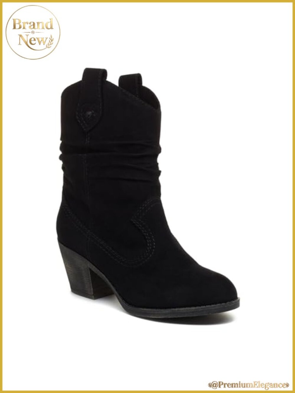 Rocket Dog Western Boot, Mid-Calf Heeled Ankle Boot for Women
